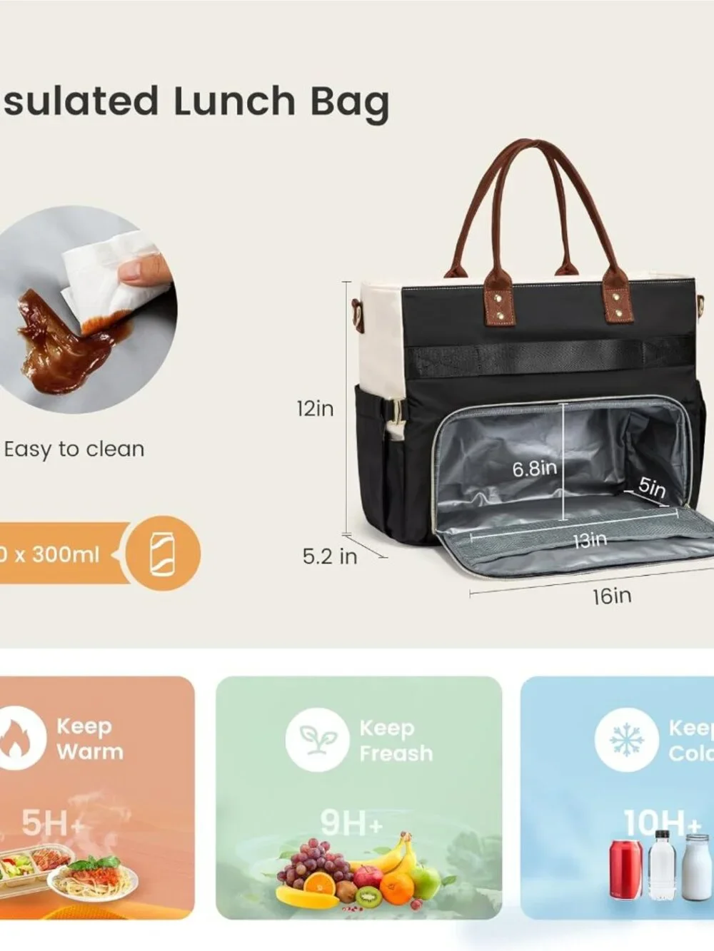 VersaPro 3-in-1 Women's Work & Lunch Tote